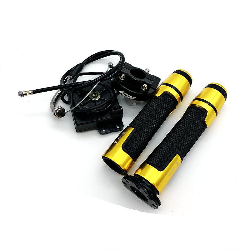 트위스트 오일 거북이 009 매버릭 M3 작은 원숭이 전기 오토바이 핸들 접착제를 증가시키기 위해 전기 자동차 수정 CNC 스로틀 핸들