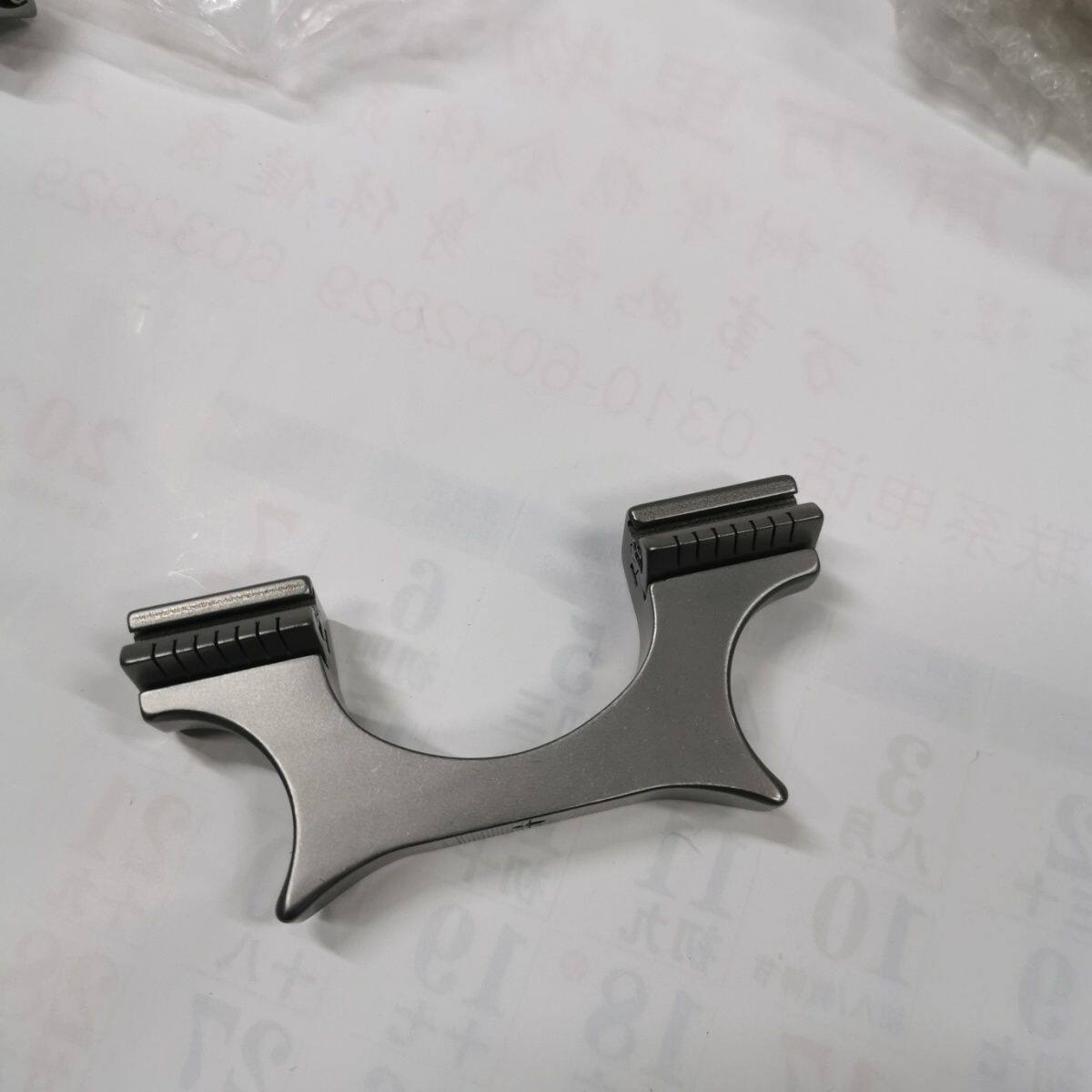 TC21龙齿弹弓弓头暗扣设计快压扁皮弓头钛合金黑科技