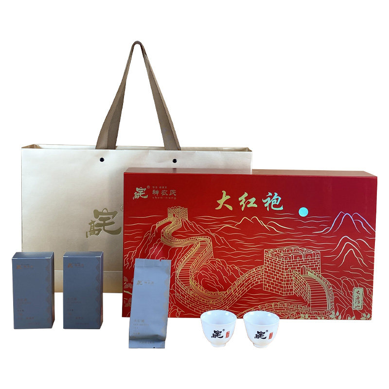 高宅神农氏茶叶大好河山武夷岩茶大红袍茶叶礼盒装新品