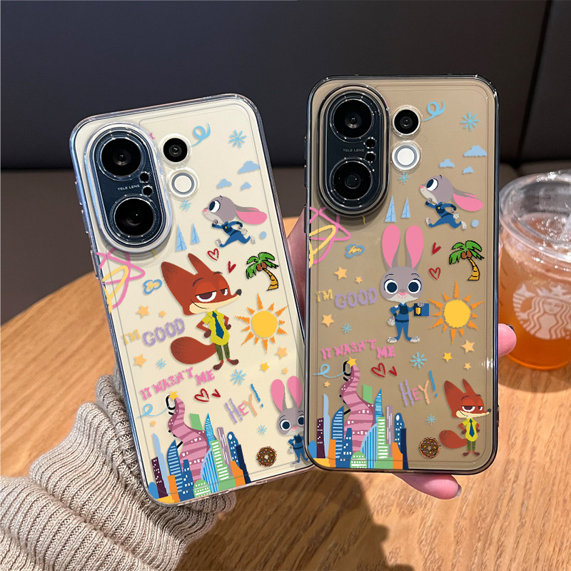 涂鸦尼克朱迪手机壳适用vivo系列