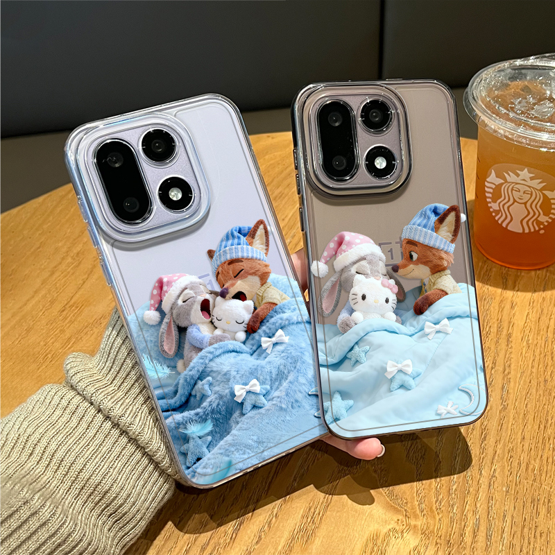 睡觉尼克朱迪手机壳适用一加系列