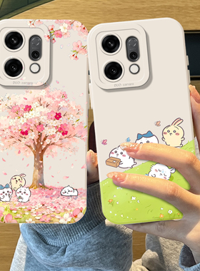 春天chiikawa手机壳适用opporeno15pro乌萨奇14小八13新款12吉伊11卡哇10情侣rone9por春日8高级感7女6/5外壳