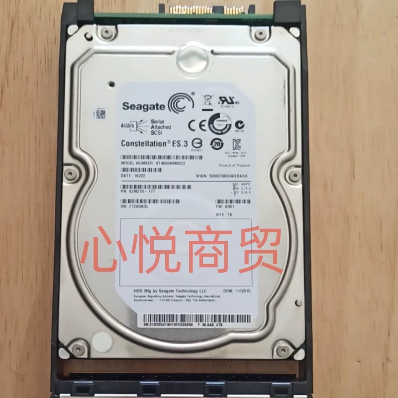 0235G7AH 4T 3.5寸 7.2K SAS S2600T S5600T S5800T 存储硬盘