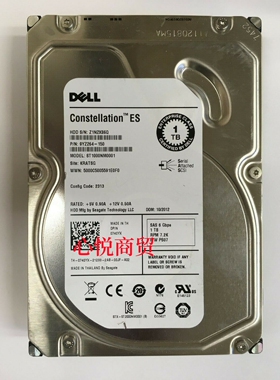 DELL/戴尔 ST1000NM0001 0740YX 1T SAS 7.2K 3.5 6GB 服务器硬盘