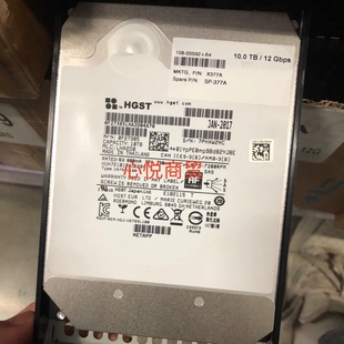 3.5寸 存储硬盘 12gb SAS 7.2K 10T DS460C 377A X377A Netapp