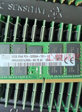SK 海力士 HMAA4GS7AJR8N- XN 32G 2RX8 PC4-3200A ECC笔记本内存