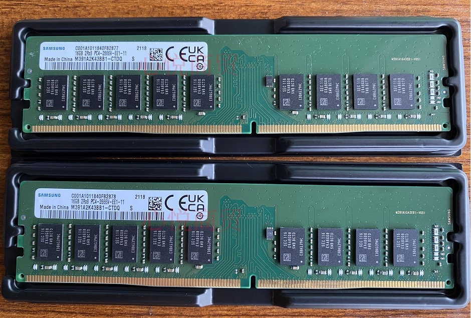 三星DDR42666服务器ECC