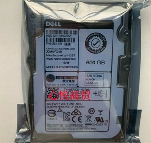 600G 服务器硬盘 R810 SAS 2.5寸 15K R910 R830 R820 DELL 全新