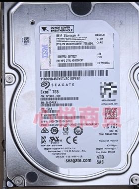 IBM 98Y3575 98Y4619 DS8870 4T 3.5寸 7.2K SAS SED 存储硬盘