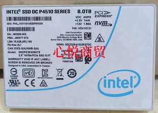 2.5寸 SSD固态硬盘 8TB P4510 NVME 英特尔 SSDPE2KX080T8