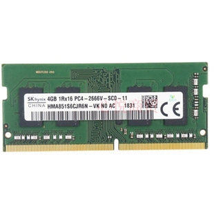 hynix海力士4GB 笔记本内存HMA851S6CJR6N 1RX16 2666V PC4