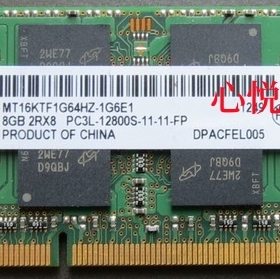 MT/镁光 MT16KTF1G64HZ-1G6E1 8G 2RX8 DDR3L1600 笔记本内存