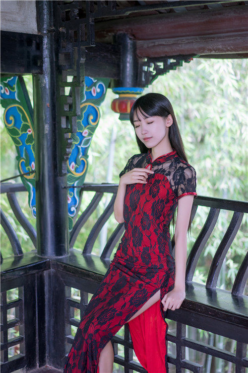 夜上海演出服装蕾丝改良性感旗袍复古修身开叉短袖长款中国风旗袍|ruв категории Женская одежда, Cвадебные платья, ципао - от Buy2taobao.com для оказания профессиональной услуги покупки агента Taobao