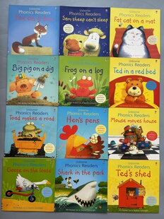 点读版usborne英文绘本Phonics Readers斯伯恩自然拼读12本