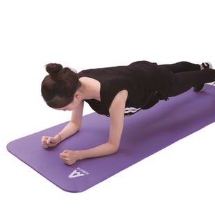 得力文具安格耐特F4174瑜伽垫 加厚加宽男女士防滑瑜珈舞蹈健身垫