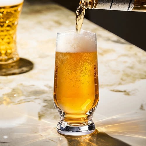 弘珠加厚玻璃精酿啤酒杯