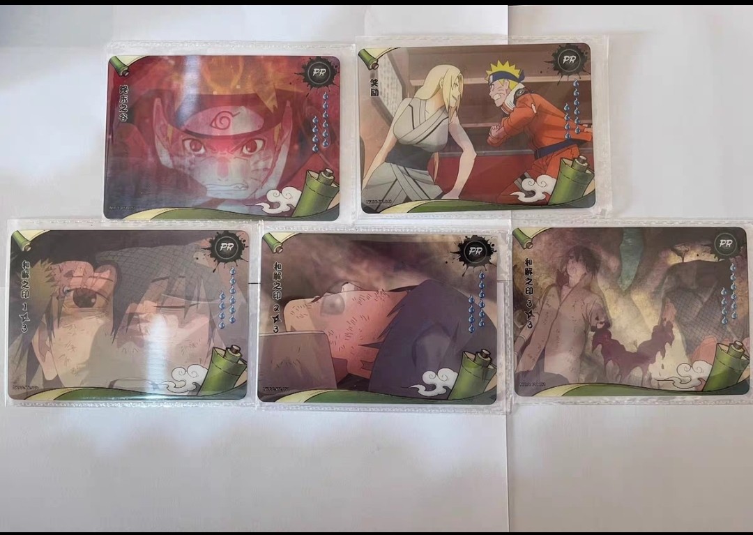火影忍者卡片正版和解之印pr卡47-51全套横版收藏卡牌卡牌大全