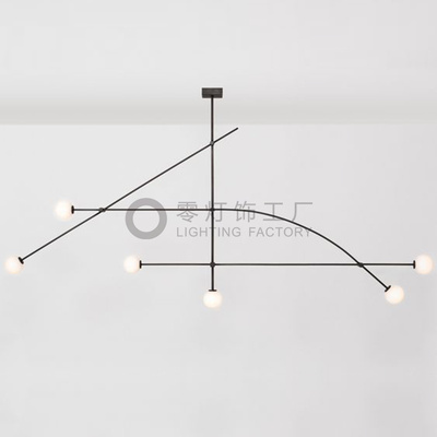 玻璃球国外设计师办公室吊灯定制