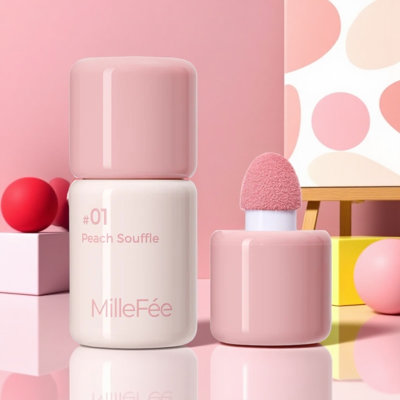 日本millefee液体腮红膨胀收缩氛围修容哑光低饱和提亮提升气色