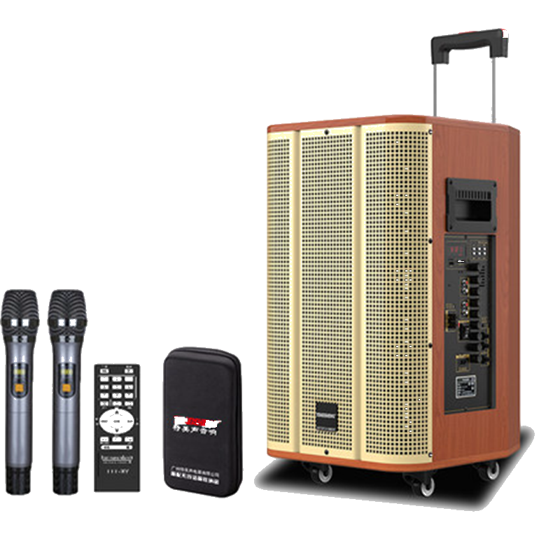 特美声gd15-39三分频户外音响移动充电演出唱歌音箱大功率重低音