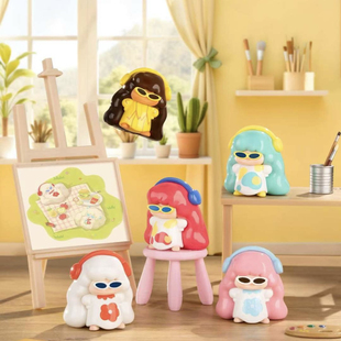 现货撅撅JUEGIRL放假吧！撅撅盲盒潮玩手办可爱公仔摆件生日礼物