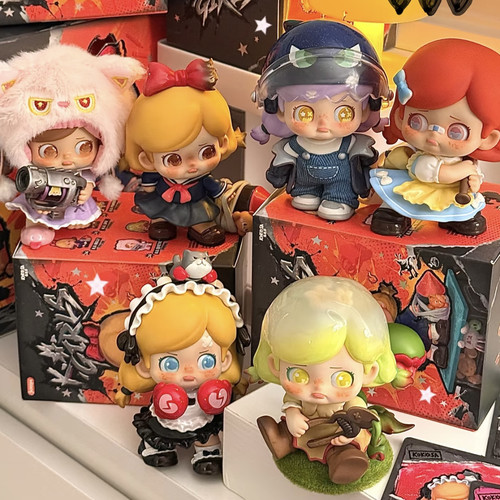 新品现货K.O.BULLY学妹一点燃盲盒潮玩可爱娃娃玩偶少女摆件礼物