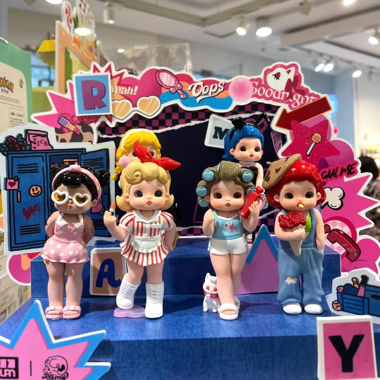 letsvan美式复古娃娃辣米盲盒辣妹街区手办女孩礼物公仔摆件玩具