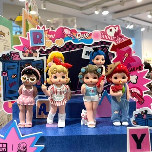 letsvan美式复古娃娃辣米盲盒辣妹街区手办女孩礼物公仔摆件玩具