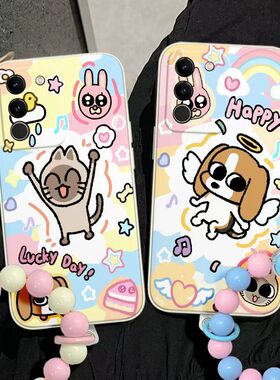 卡通小狗猫咪适用一加ACE5pro手机壳OneplusACE5全包ACE6/2网红ACE3pro/3V防摔一加15个性女一加13软硅胶壳套
