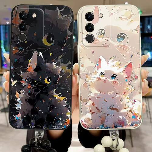 lucky猫适用三星Galaxy S25/S23/S21/S20/S22/S24手机壳A71A73全包A56个性创意A36A90防摔A55A53A54软硅胶套