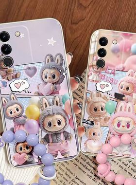 卡通拉布布适用三星Galaxy S25/S23/S21/S20/S22/S24手机壳A71A73全包A56A36A81A90防摔A55A53A52A54软硅胶套