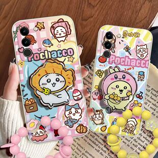 卡通乌萨奇适用三星Galaxy S25/S23/S21/S20/S22/S24手机壳A71A73全包A56A36A81A90防摔A55A53A52A54软硅胶套