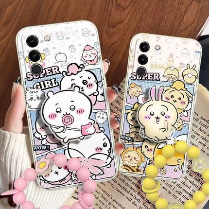 吉伊乌萨奇适用OPPOReno14手机壳Reno13/10/7/56/8/9/11/12全包A3防摔A2卡通A5女findX7/X5/X6/X8Pro软硅胶套