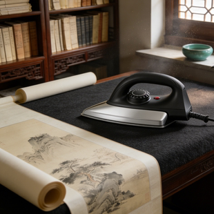 电熨斗热转印专用不锈钢干烫转印烫画印花烫斗不加水烫图logo商标