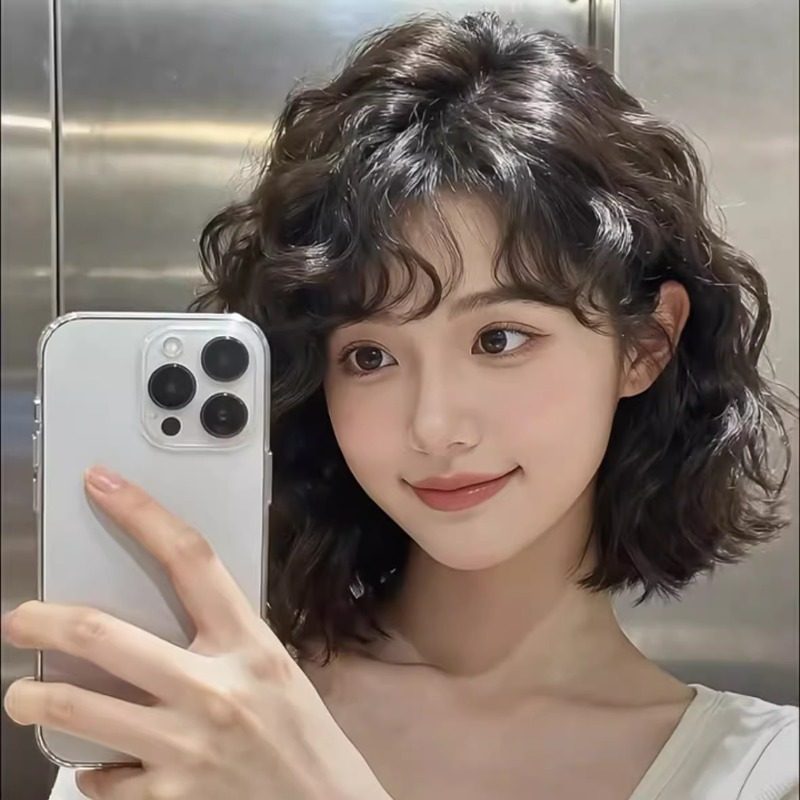 假发女短卷发羊毛卷蛋蛋卷法式气质蓬松慵懒时尚减龄秋冬全头套,美发护发/假发,日常整顶假发,淘宝优惠券,粉丝福利购,淘宝优惠卷