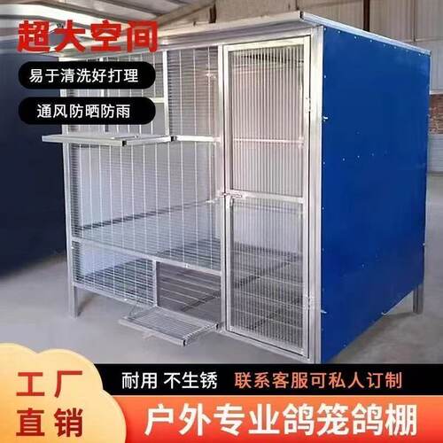 户外超大型拼装鸽笼赛鸽繁殖