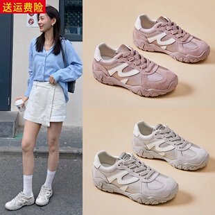 网红ins超火甜美休闲运动德训鞋女2026春季新款平底时尚轻便女鞋