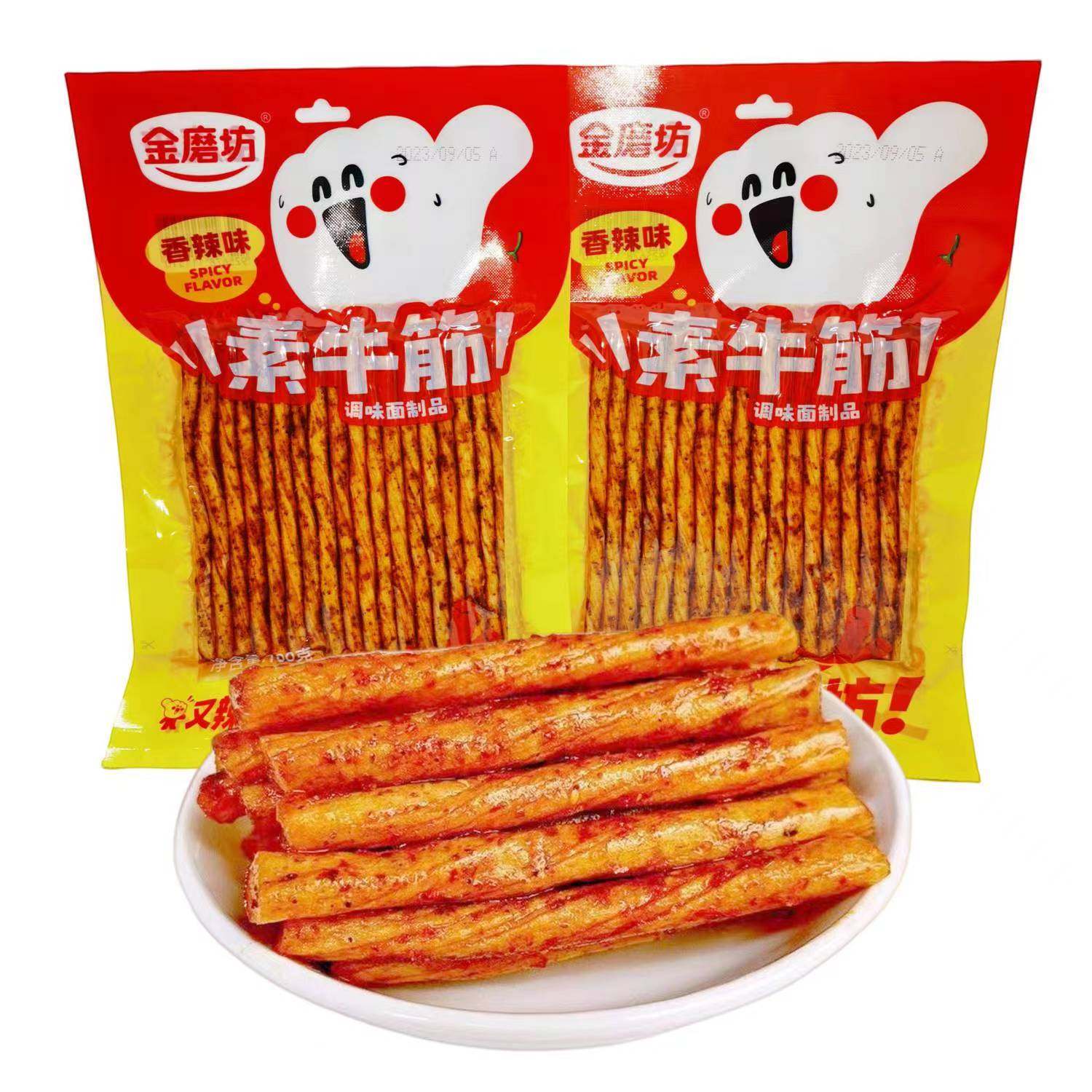 金磨坊素板筋素牛筋100g*10包80后90后网红怀旧童年网红零食辣条,零食/坚果/特产,面筋制品,淘宝优惠券,粉丝福利购,淘宝优惠卷