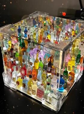 包材料女友酒瓶高级送小众实用自制手工小夜灯浪漫diy礼物魔方