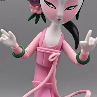 人偶玩手天书奇谭动漫经典中国周边发条办狐母风玩具可动潮盲盒