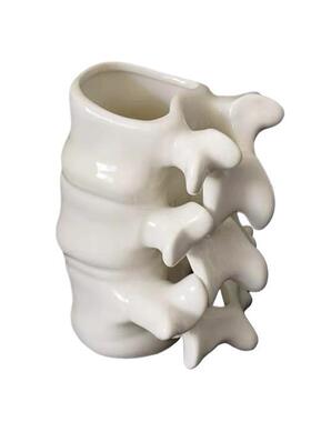 骨骼脊椎柱杯子陶瓷桌面网