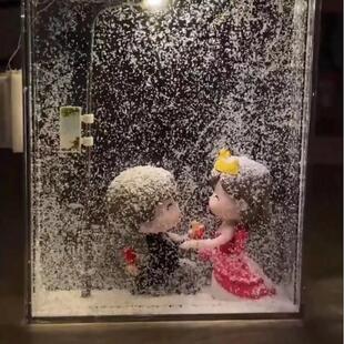 手工制作流麻雪夜氛围系网感灯材料包小夜灯红diy创意爆款