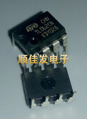全新进口原装 TL062CN=TL062CP 低功耗运算放大器 直插DIP-8 10个