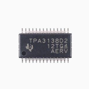 全新 TPA3138D2PWPR HTSSOP-28 单声道D类音频放大器IC芯片 5个
