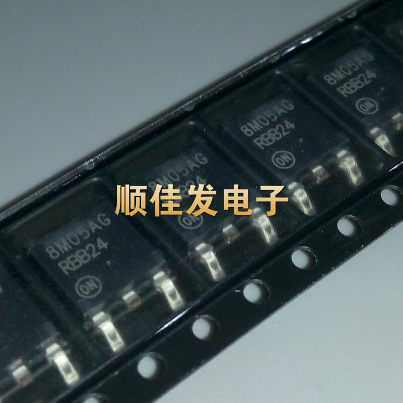 全新原装进口 MC78M05ABDTRKG 8MO5AG 线性稳压器 贴片TO-252 5个
