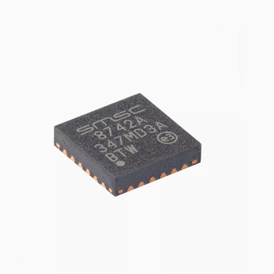 原装正品 LAN8742A-CZ-TR QFN-24 以太网收发器芯片