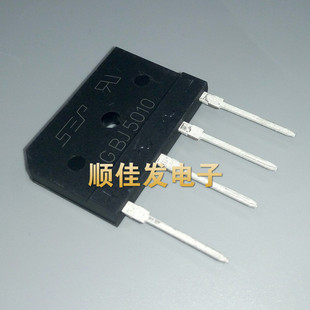 全新整流桥GBJ5010=KBJ5010=RBV5010电磁炉专用扁桥桥堆 50A1000V