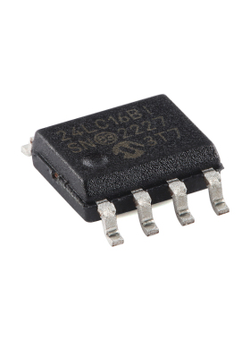 原装24LC16BT-I/SN SOIC-8 16Kb I2C兼容双线串行EEPROM芯片 10个