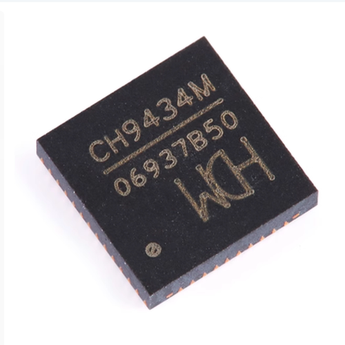 全新原装正品 CH9434M QFN-48 SPI转四串口转接芯片 贴片
