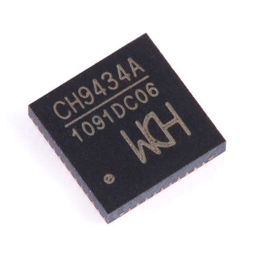 原装正品 CH9434A QFN-48 SPI转四串口转接芯片
